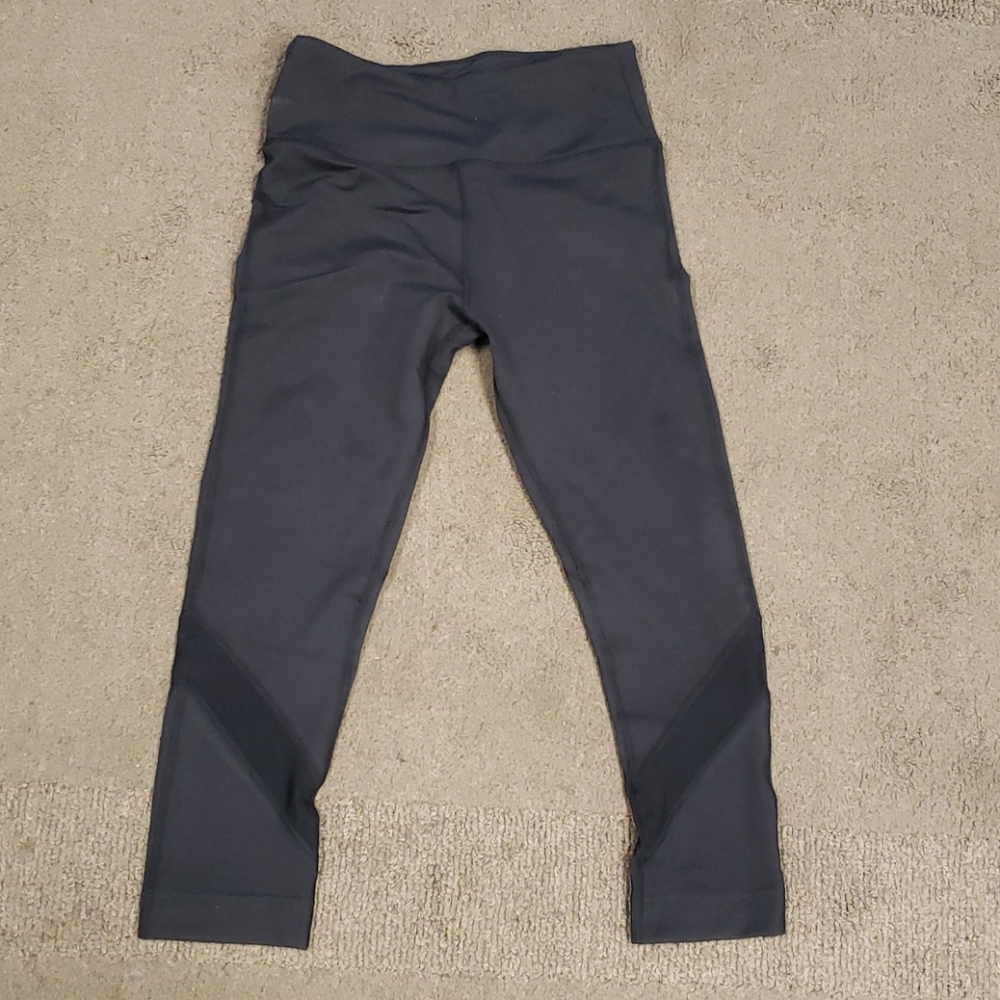 Vutru Wide Waistband Mesh Insert Stitch Detail Spo - Picture 7 of 7